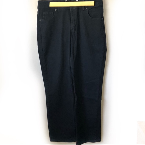 NWOT RIDERS by LEE black boyfriend jeans size 12 P - Picture 2 of 4